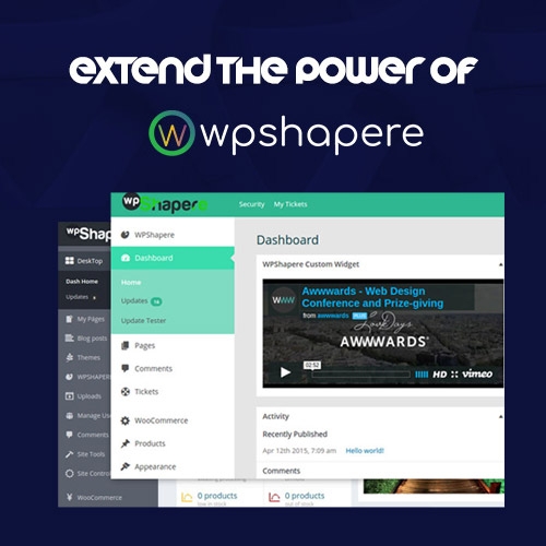 WordPress Admin Theme – WPShapere