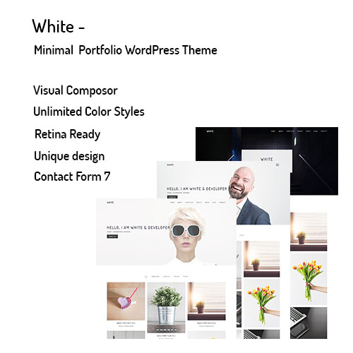 White – Minimal Portfolio WordPress Theme